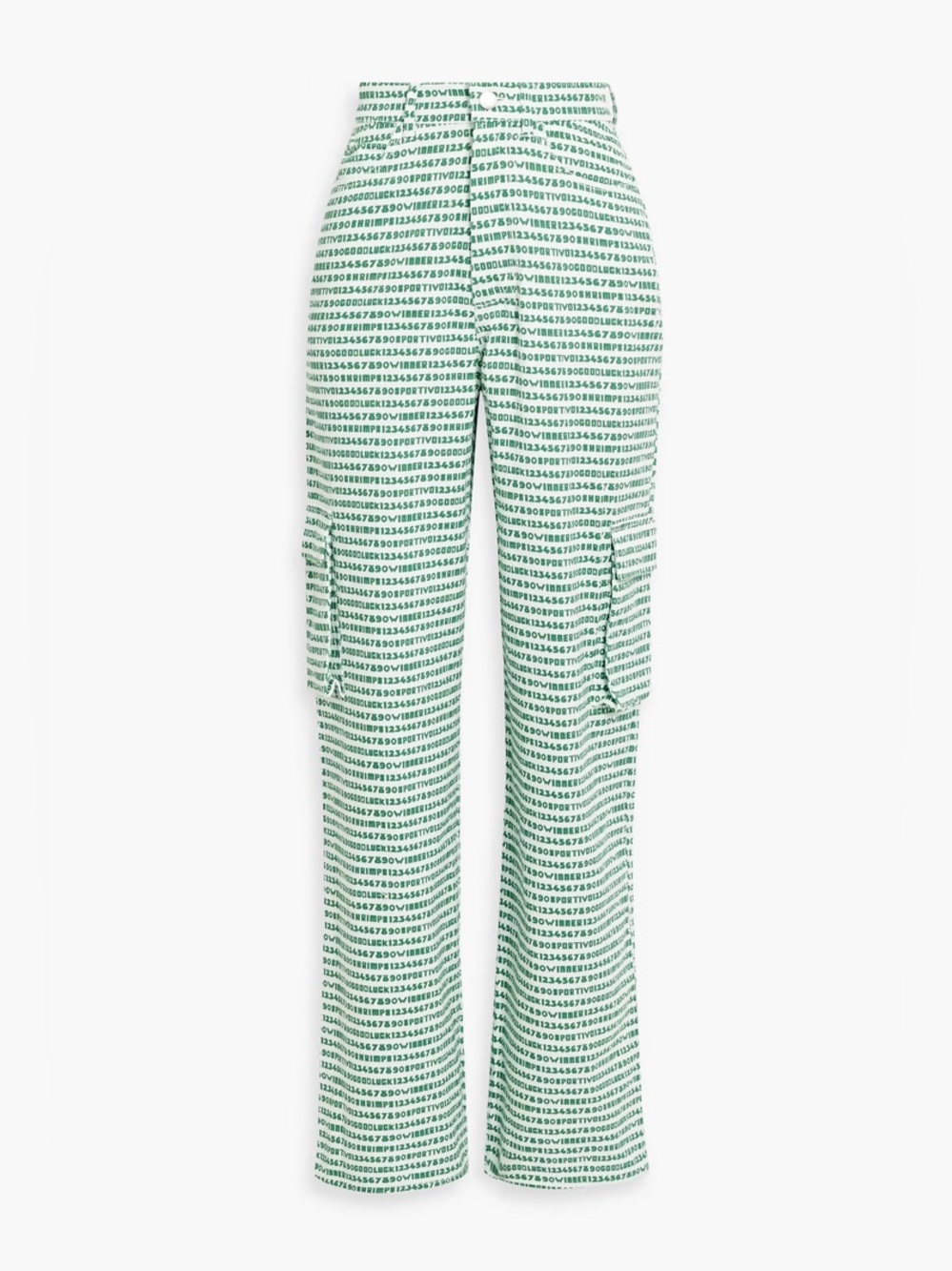 SHRIMPS Annette printed cotton-twill straight-leg pants size UK 8 MSRP $585